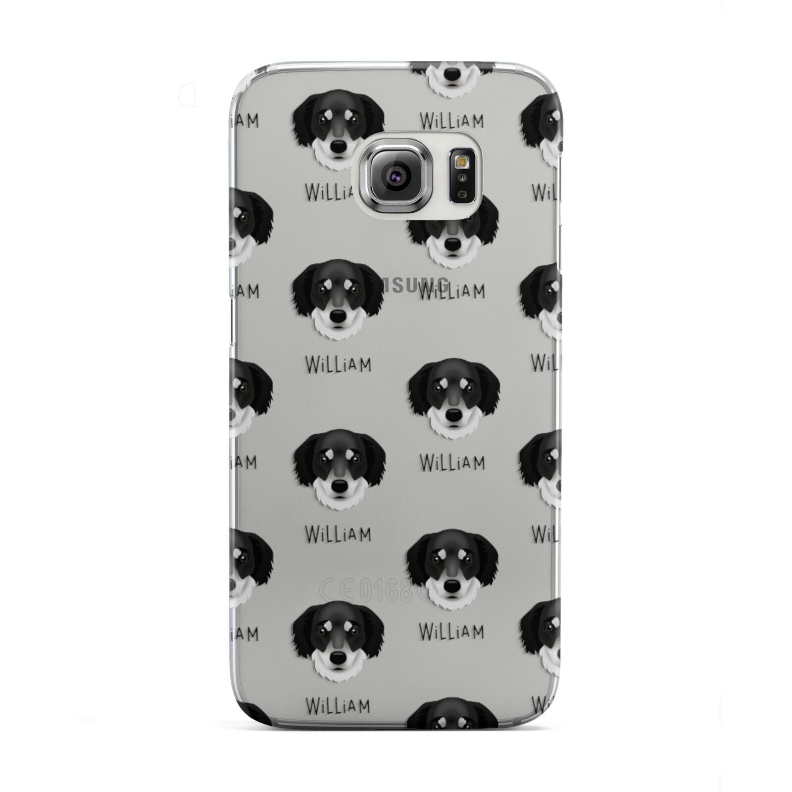 Siberian Cocker Icon with Name Samsung Galaxy S6 Edge Case