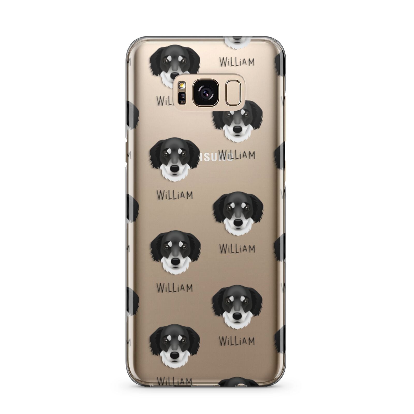 Siberian Cocker Icon with Name Samsung Galaxy S8 Plus Case