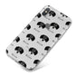 Siberian Cocker Icon with Name iPhone X Bumper Case on Silver iPhone
