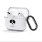 Siberian Cocker Personalised AirPods Clear Case 3rd Gen Side Image
