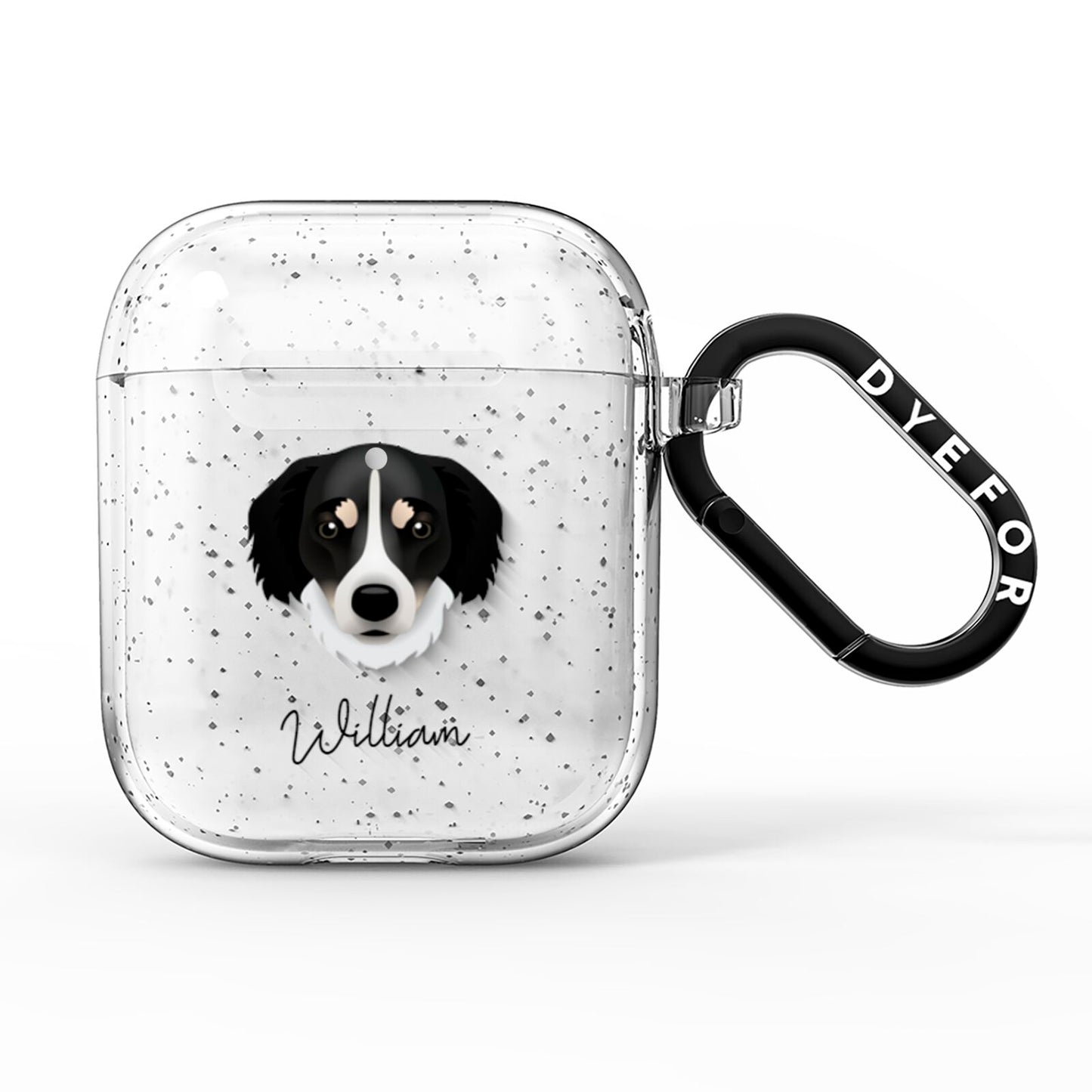 Siberian Cocker Personalised AirPods Glitter Case