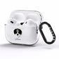 Siberian Cocker Personalised AirPods Pro Clear Case Side Image