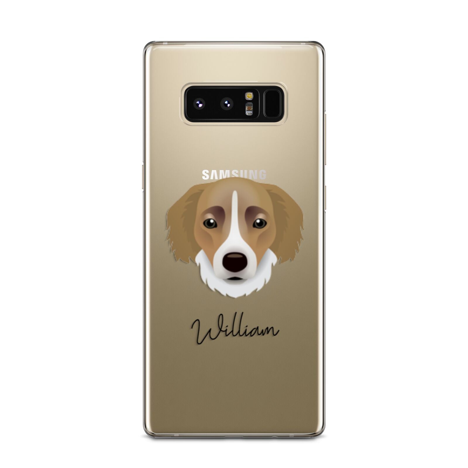 Siberian Cocker Personalised Samsung Galaxy Note 8 Case