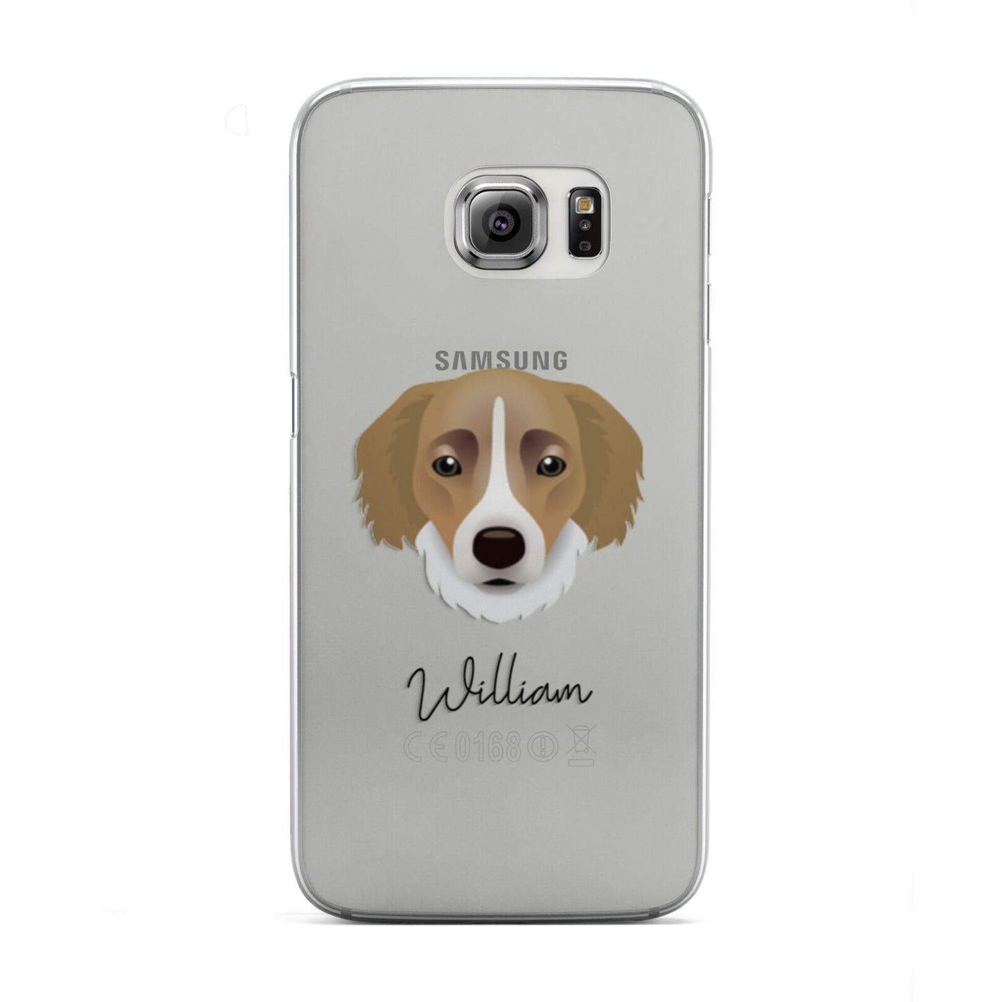 Siberian Cocker Personalised Samsung Galaxy S6 Edge Case