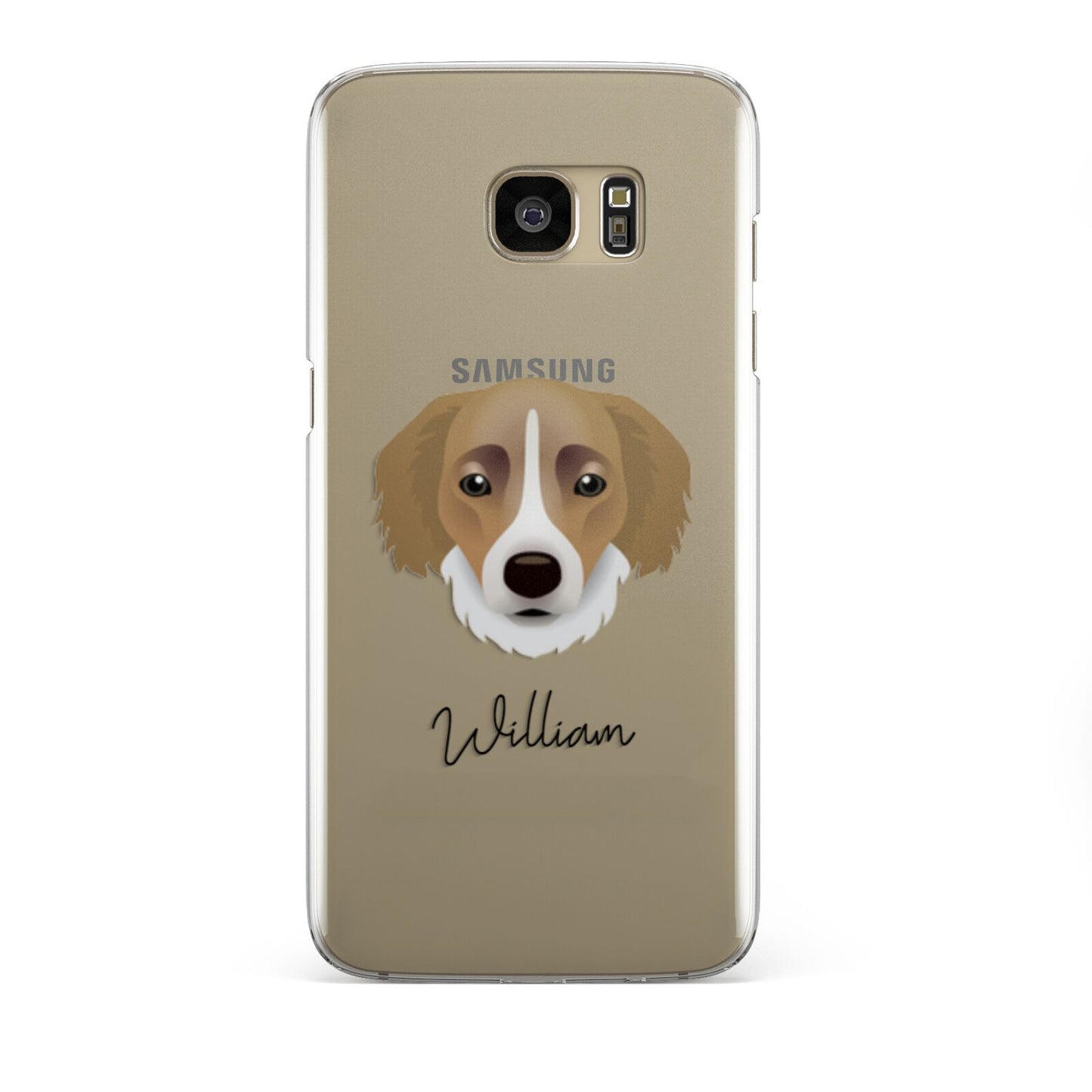 Siberian Cocker Personalised Samsung Galaxy S7 Edge Case