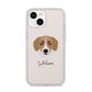 Siberian Cocker Personalised iPhone 14 Clear Tough Case Starlight