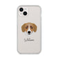 Siberian Cocker Personalised iPhone 14 Plus Clear Tough Case Starlight