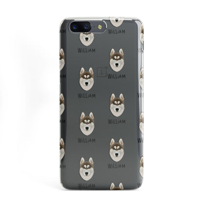 Siberian Husky Icon with Name OnePlus Case