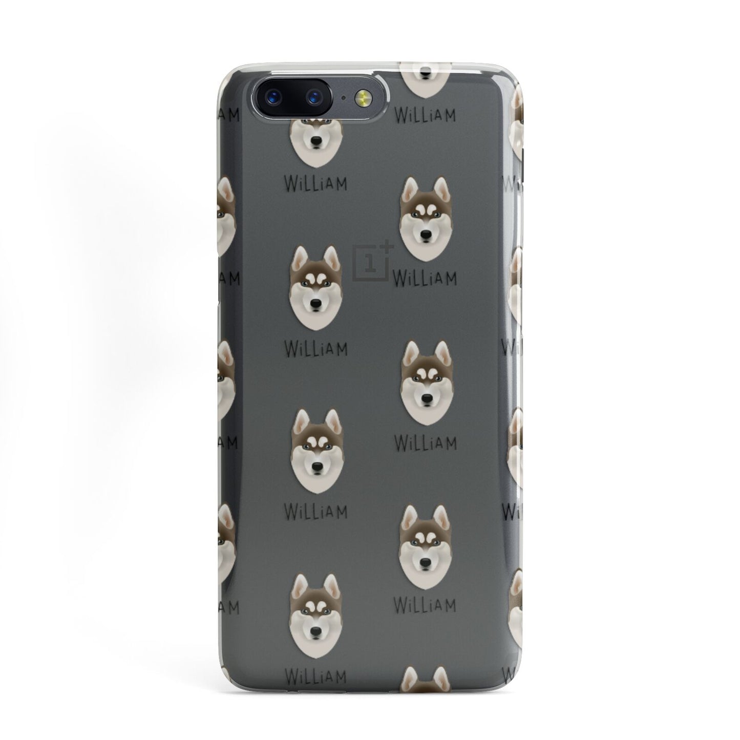 Siberian Husky Icon with Name OnePlus Case