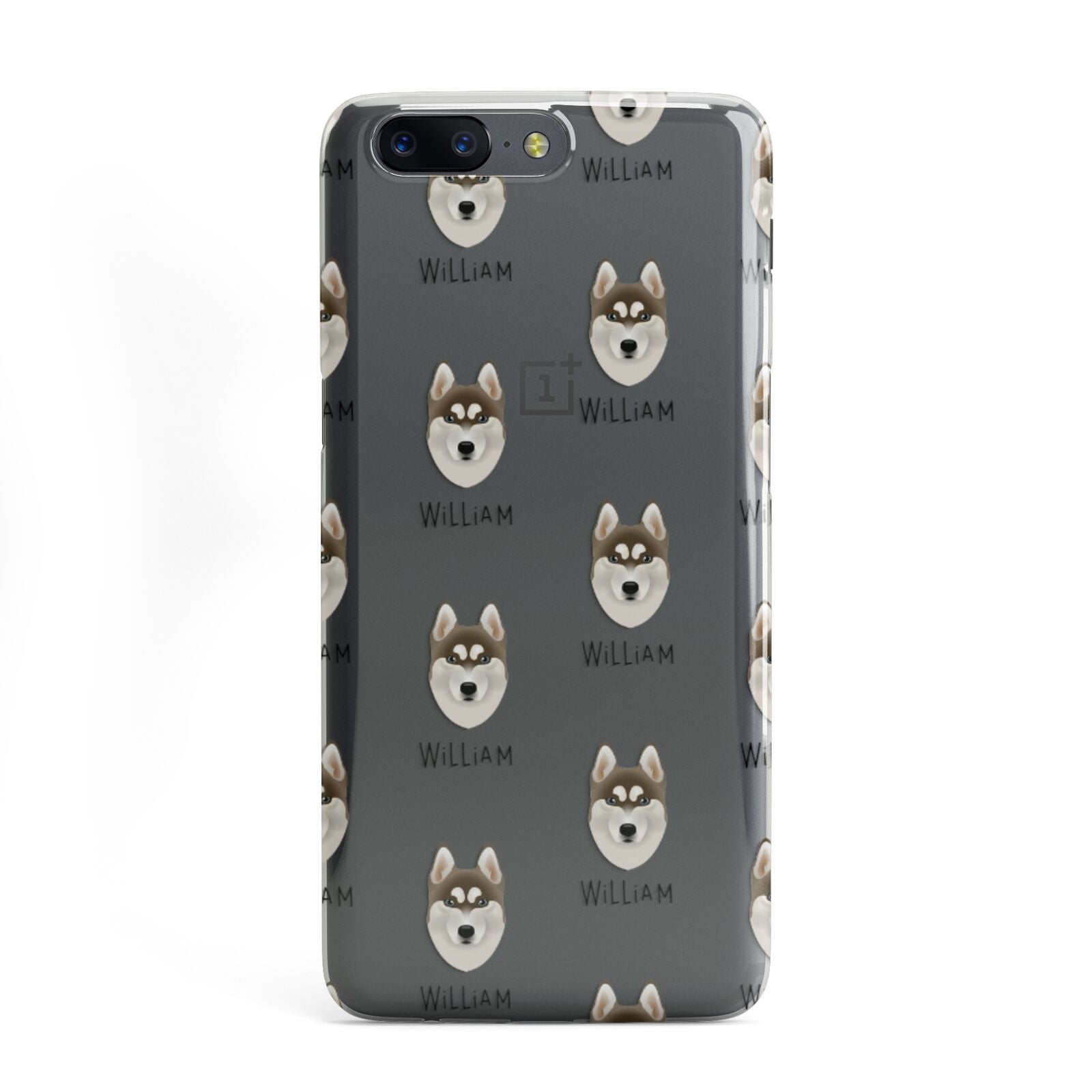 Siberian Husky Icon with Name OnePlus Case