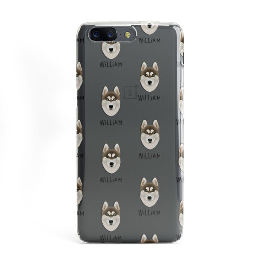Siberian Husky Icon with Name OnePlus Case