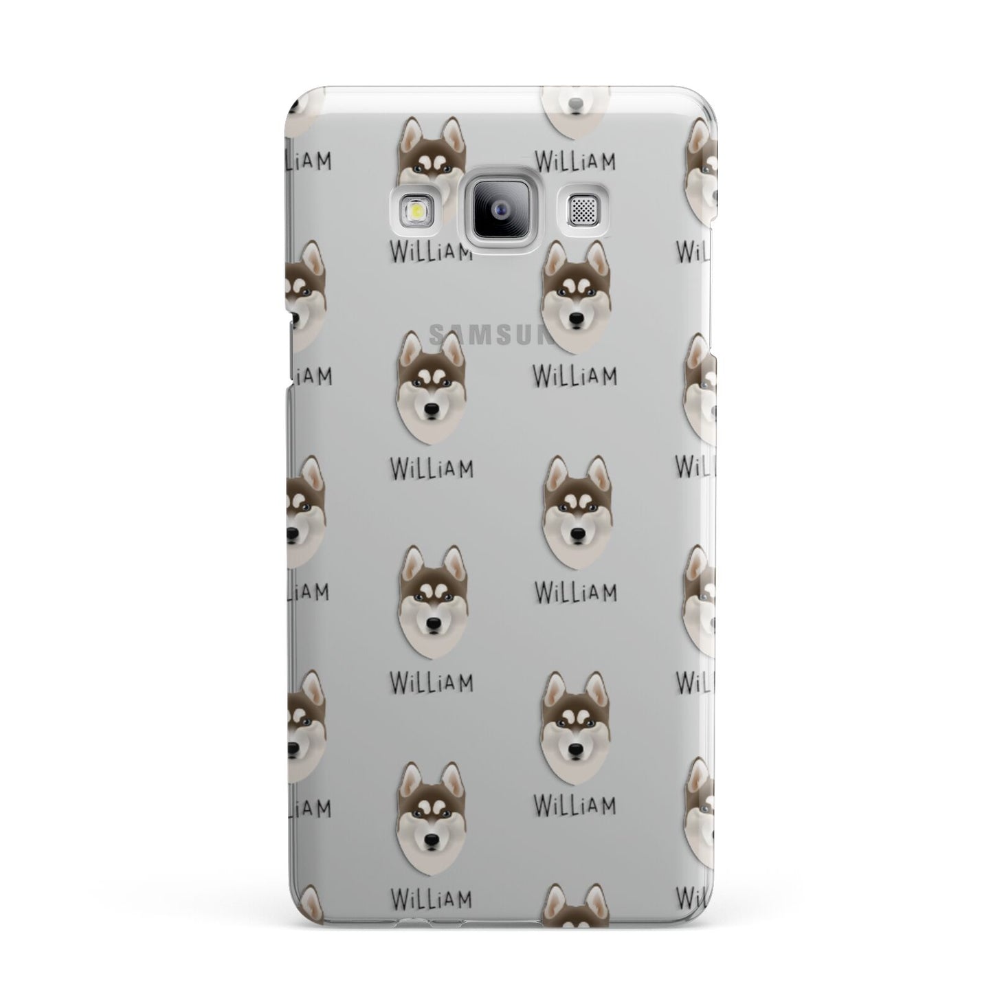 Siberian Husky Icon with Name Samsung Galaxy A7 2015 Case
