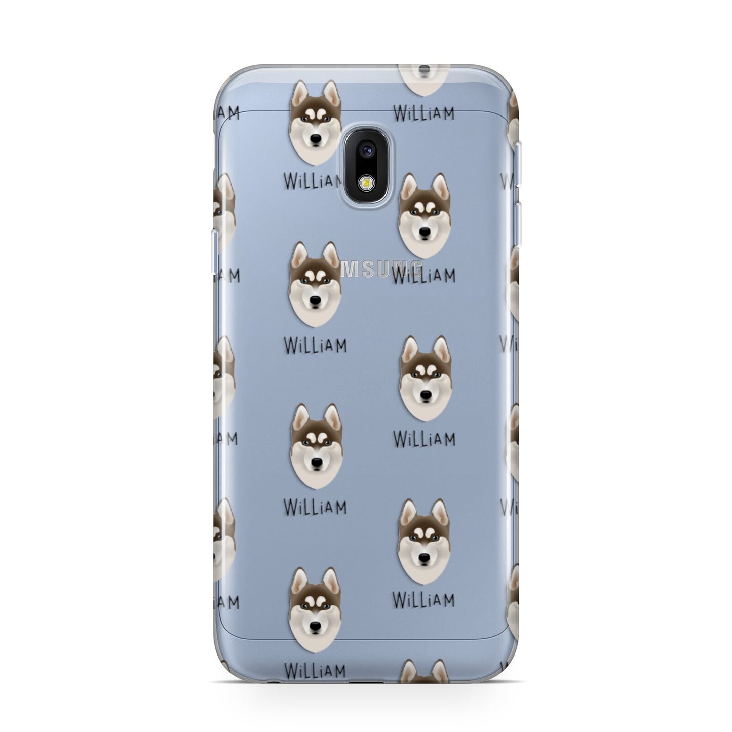 Siberian Husky Icon with Name Samsung Galaxy J3 2017 Case