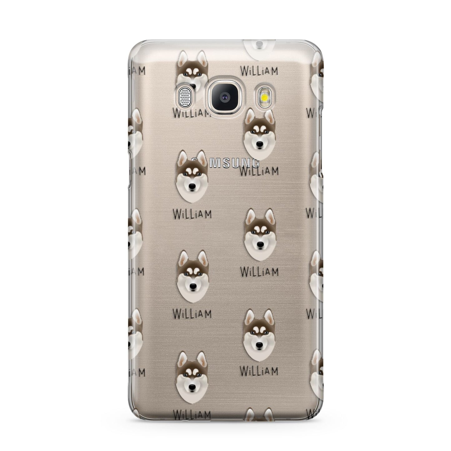 Siberian Husky Icon with Name Samsung Galaxy J5 2016 Case