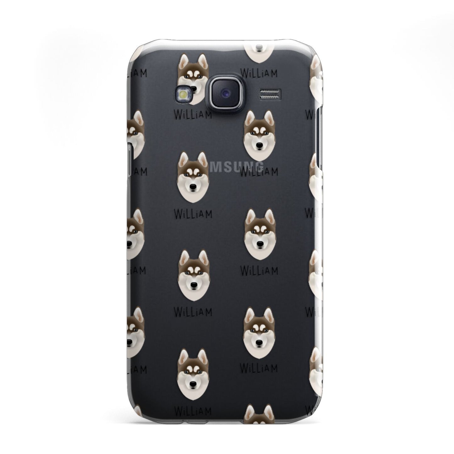 Siberian Husky Icon with Name Samsung Galaxy J5 Case