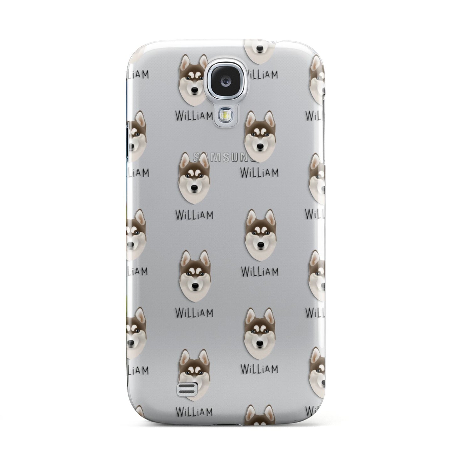 Siberian Husky Icon with Name Samsung Galaxy S4 Case