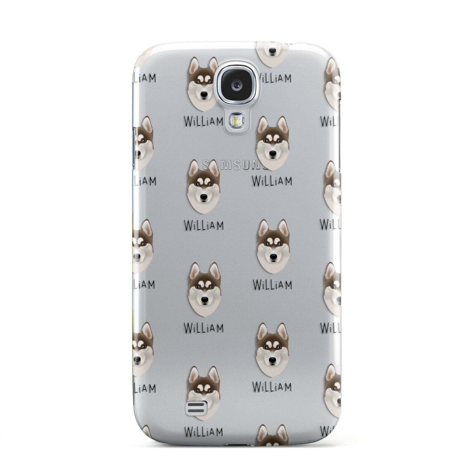 Siberian Husky Icon with Name Samsung Galaxy S4 Case