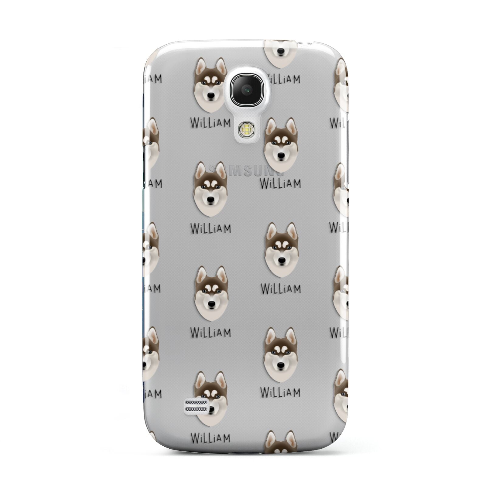 Siberian Husky Icon with Name Samsung Galaxy S4 Mini Case