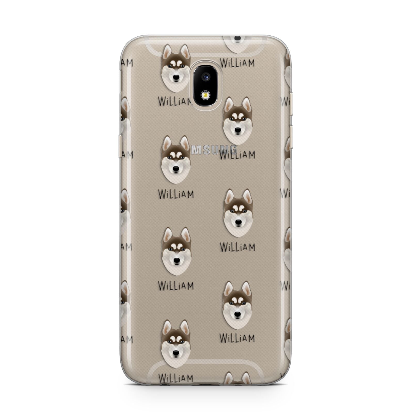 Siberian Husky Icon with Name Samsung J5 2017 Case