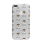 Siberian Husky Icon with Name iPhone 7 Plus Bumper Case on Silver iPhone