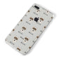 Siberian Husky Icon with Name iPhone 8 Plus Bumper Case on Silver iPhone Alternative Image