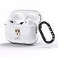 Siberian Husky Personalised AirPods Pro Clear Case Side Image
