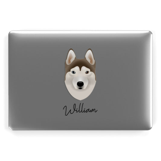 Siberian Husky Personalised Apple MacBook Case