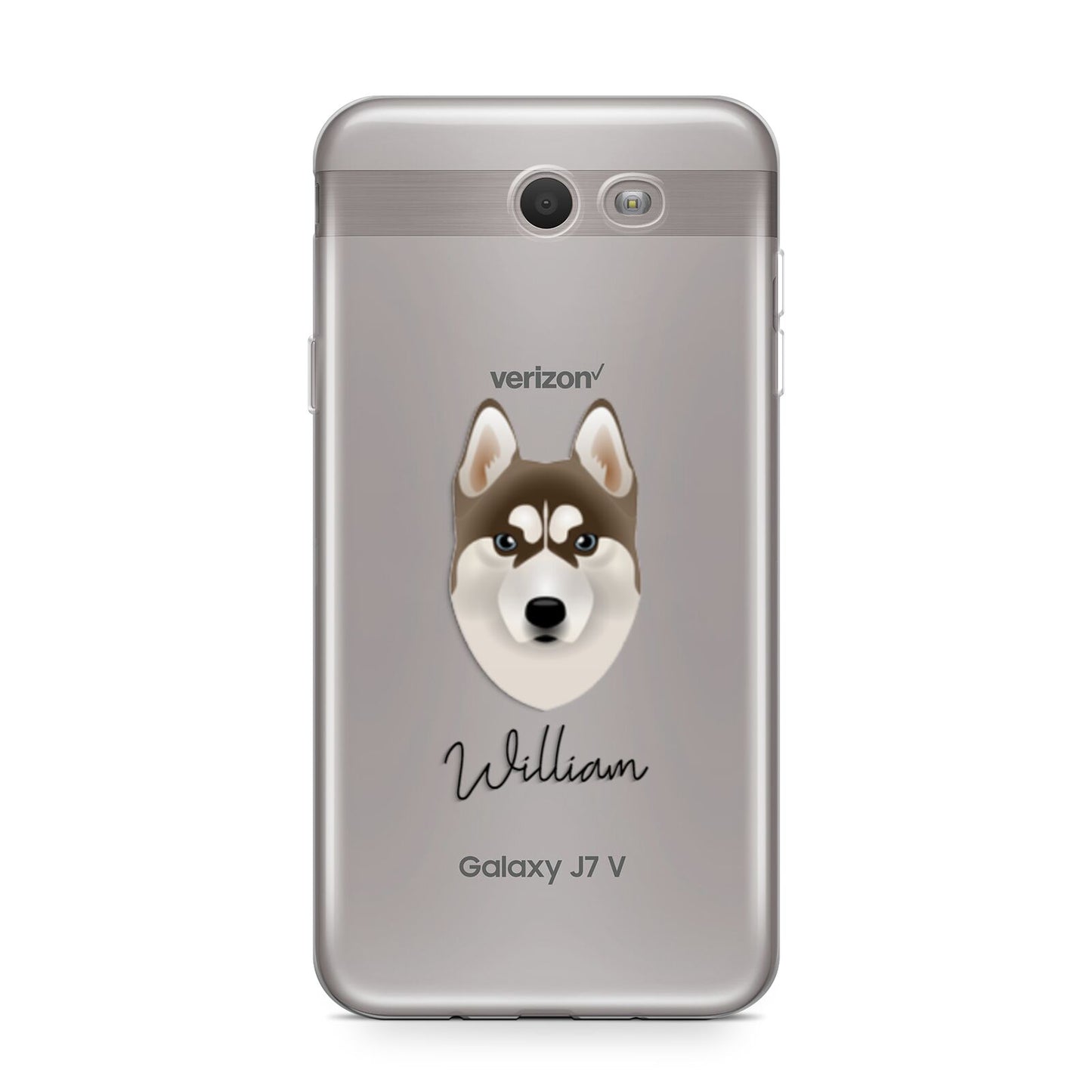 Siberian Husky Personalised Samsung Galaxy J7 2017 Case