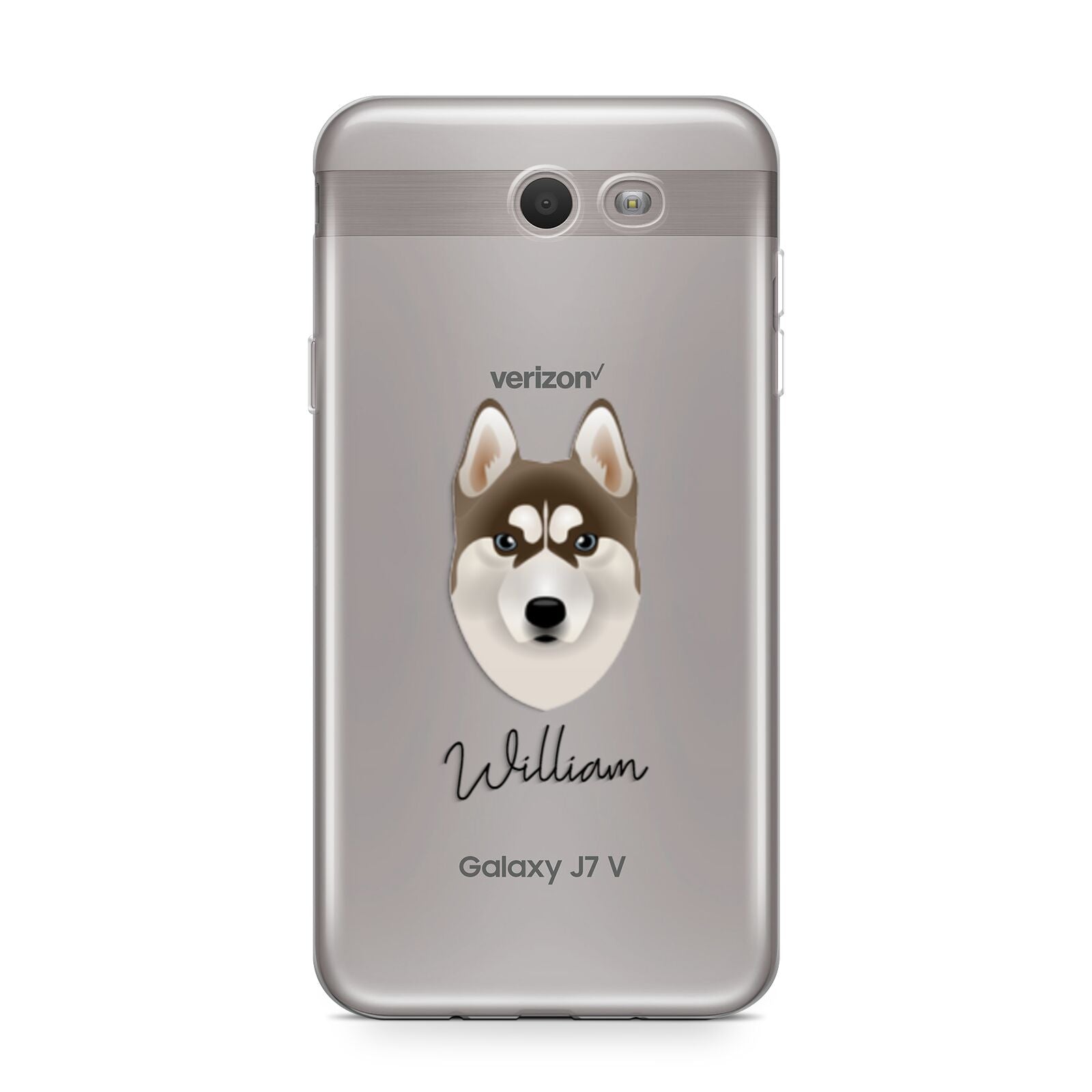 Siberian Husky Personalised Samsung Galaxy J7 2017 Case