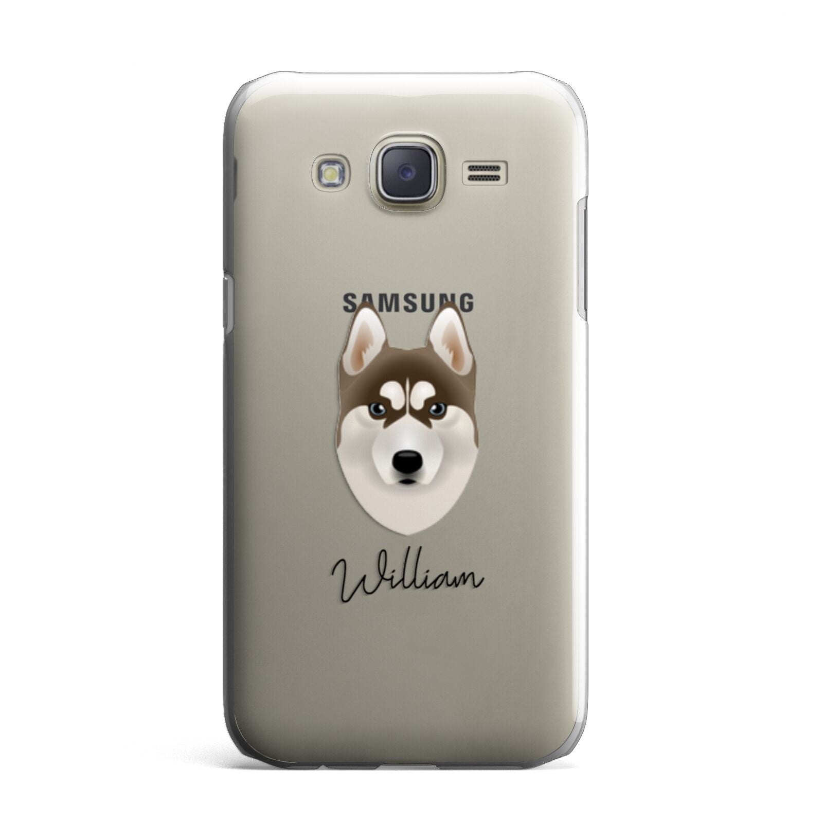 Siberian Husky Personalised Samsung Galaxy J7 Case