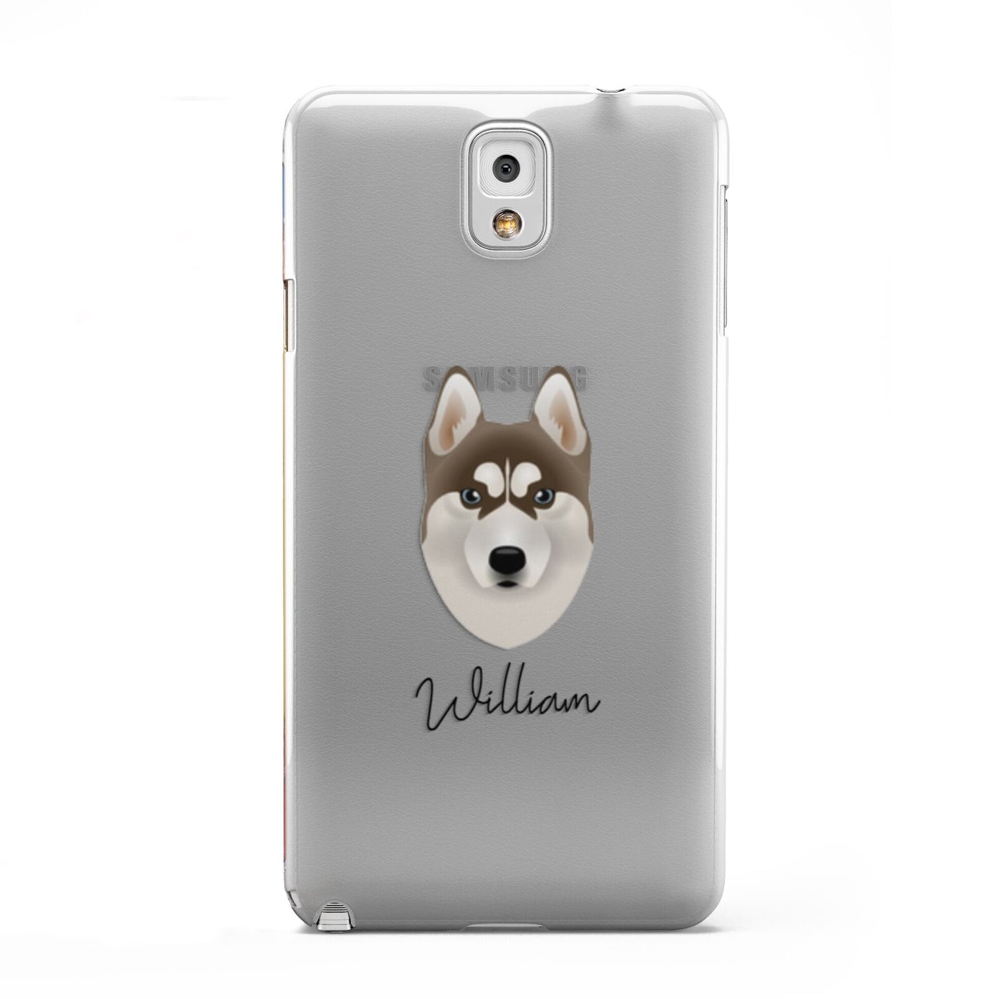 Siberian Husky Personalised Samsung Galaxy Note 3 Case