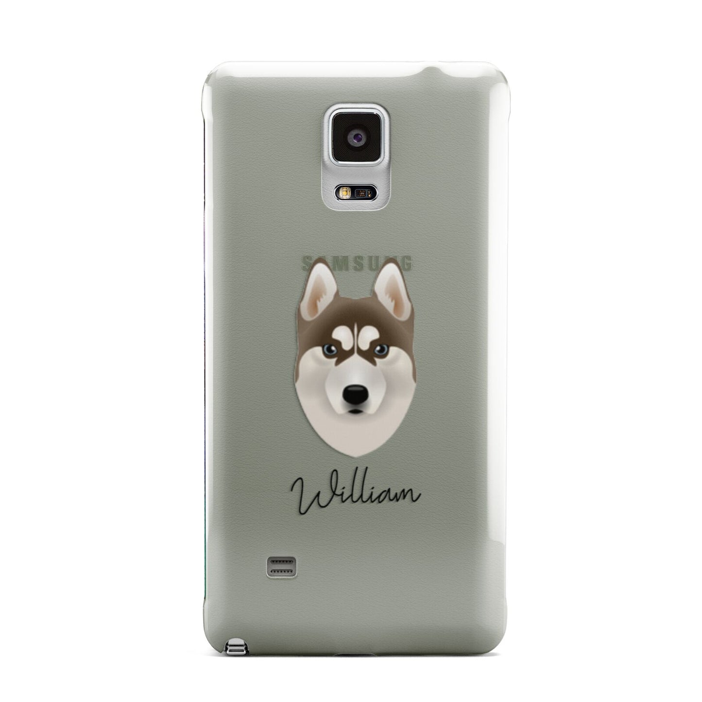 Siberian Husky Personalised Samsung Galaxy Note 4 Case