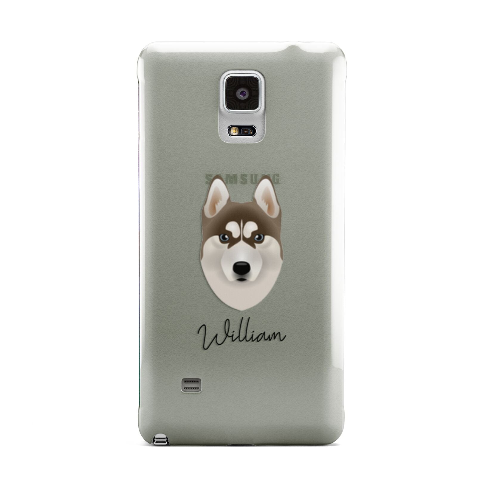 Siberian Husky Personalised Samsung Galaxy Note 4 Case