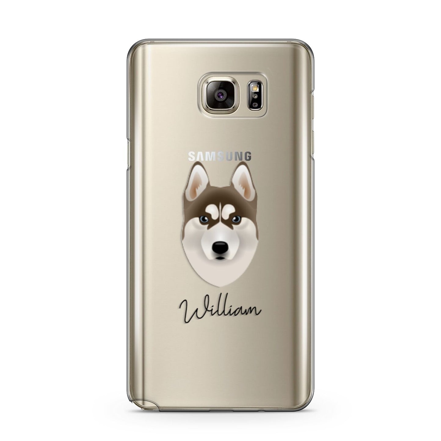 Siberian Husky Personalised Samsung Galaxy Note 5 Case