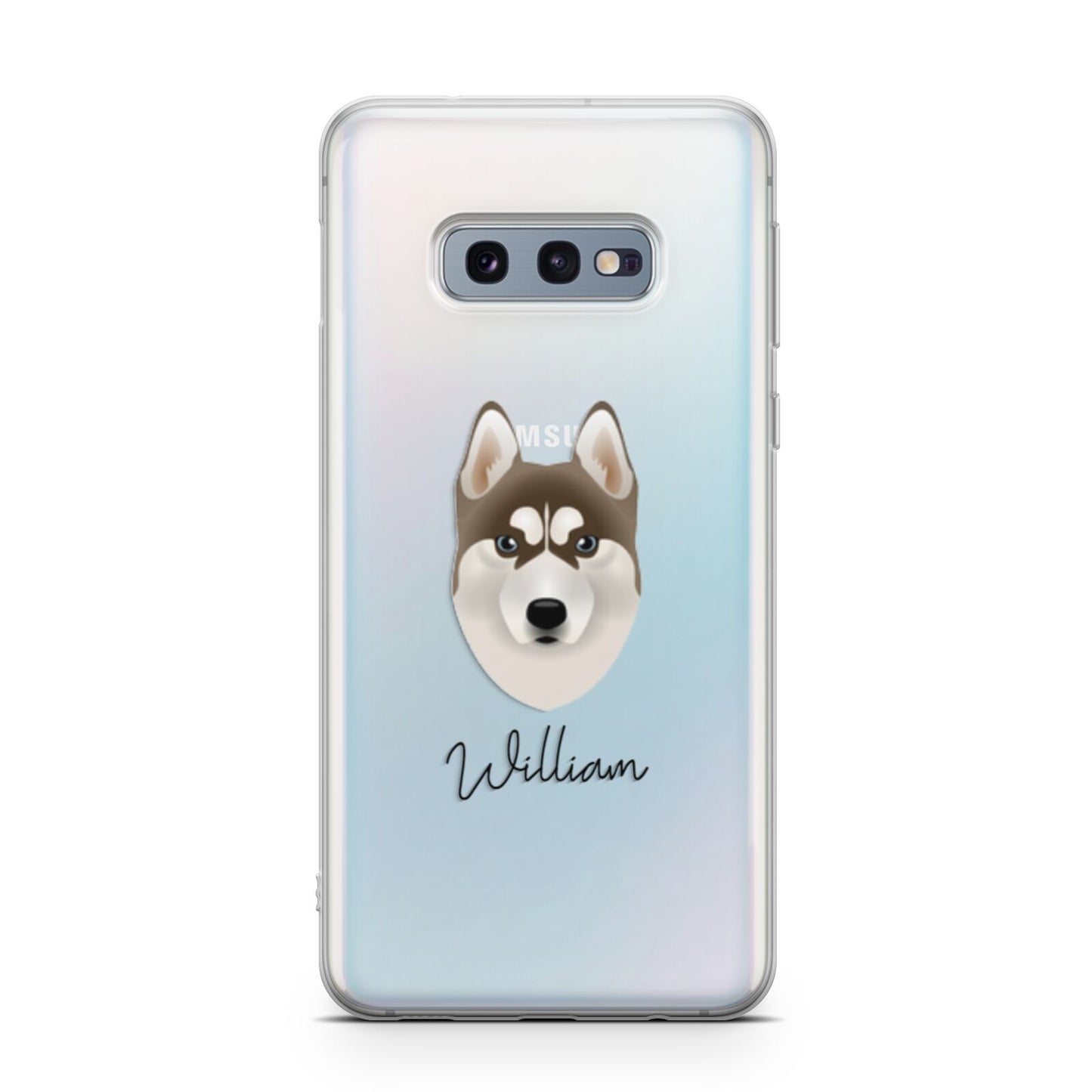Siberian Husky Personalised Samsung Galaxy S10E Case