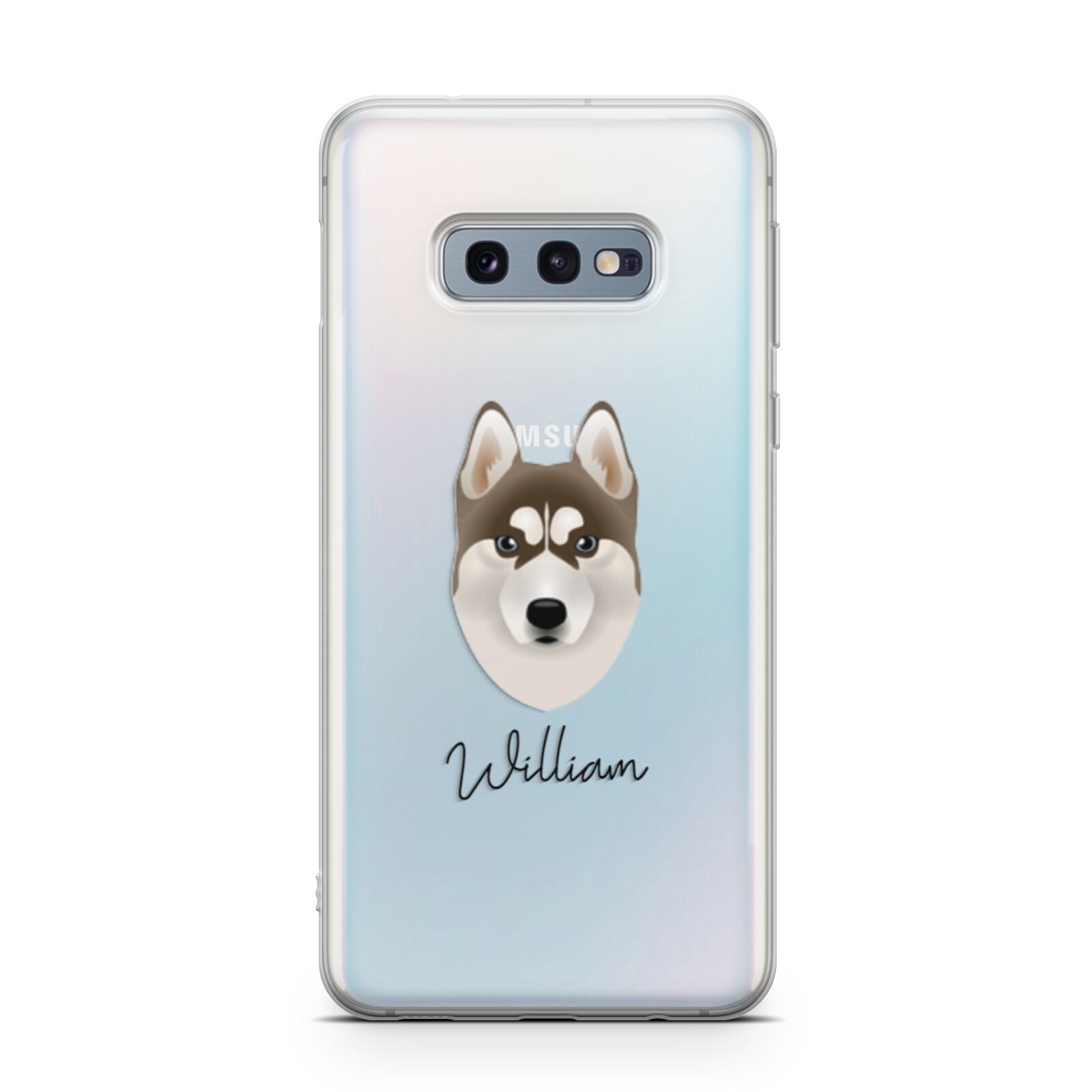 Siberian Husky Personalised Samsung Galaxy S10E Case