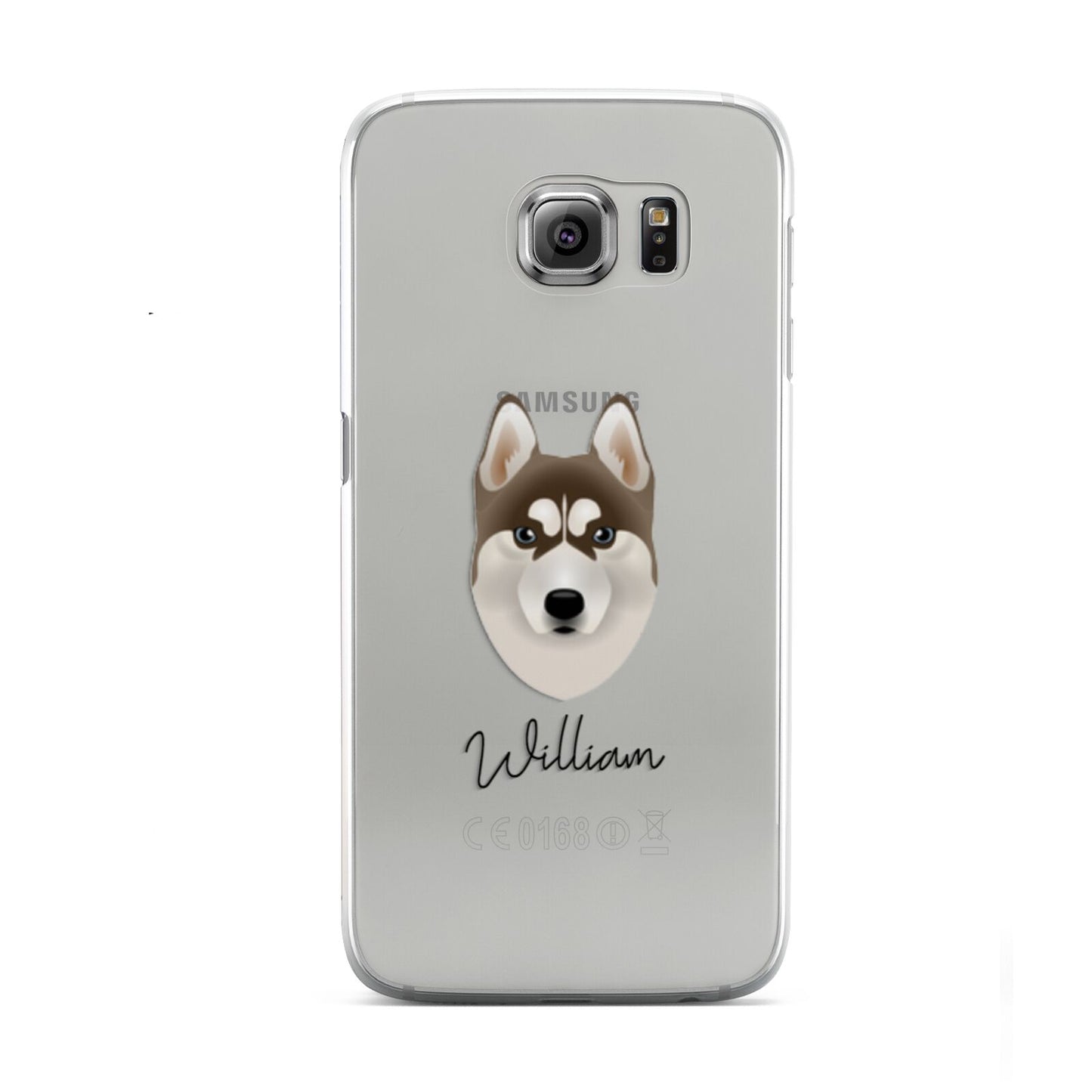 Siberian Husky Personalised Samsung Galaxy S6 Case