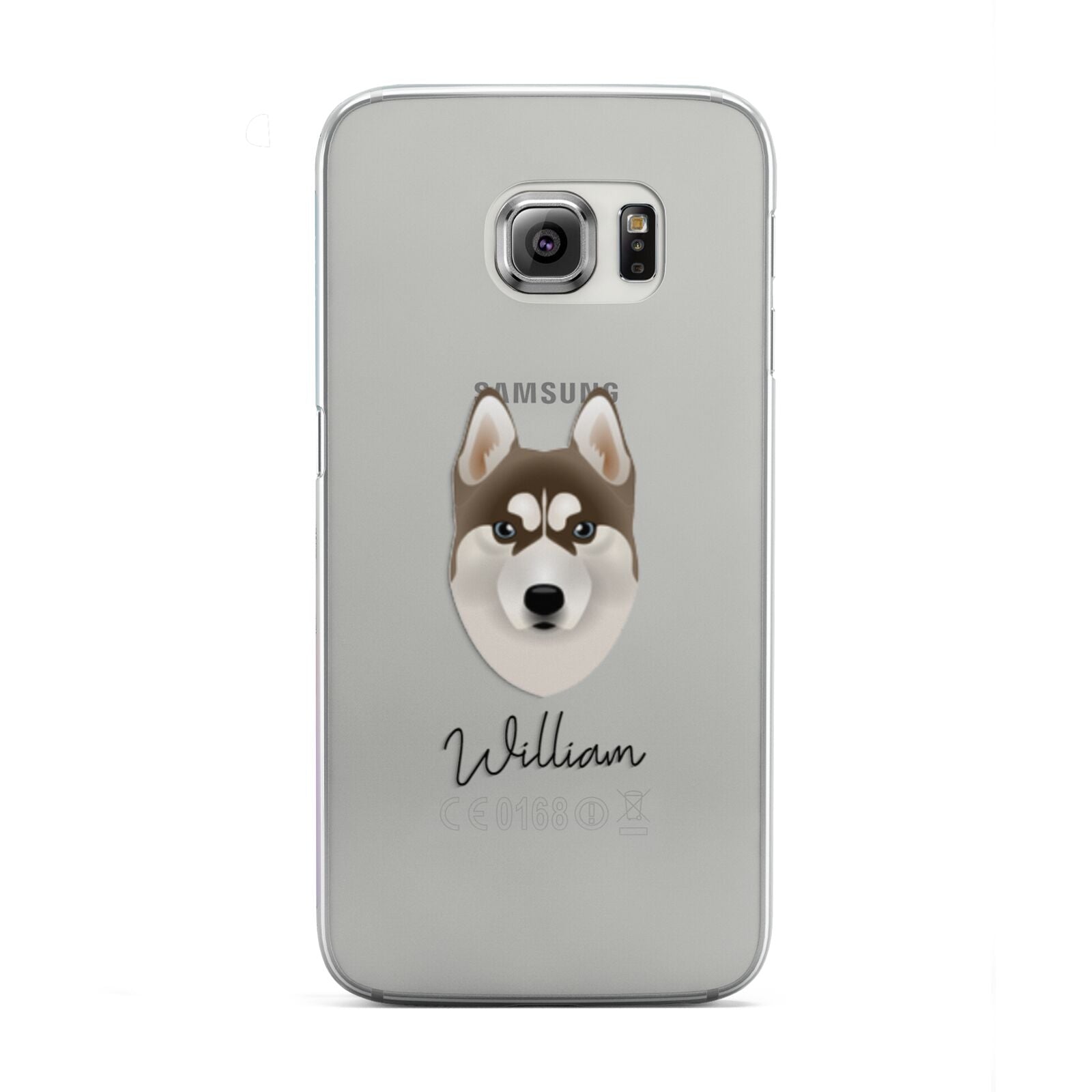 Siberian Husky Personalised Samsung Galaxy S6 Edge Case