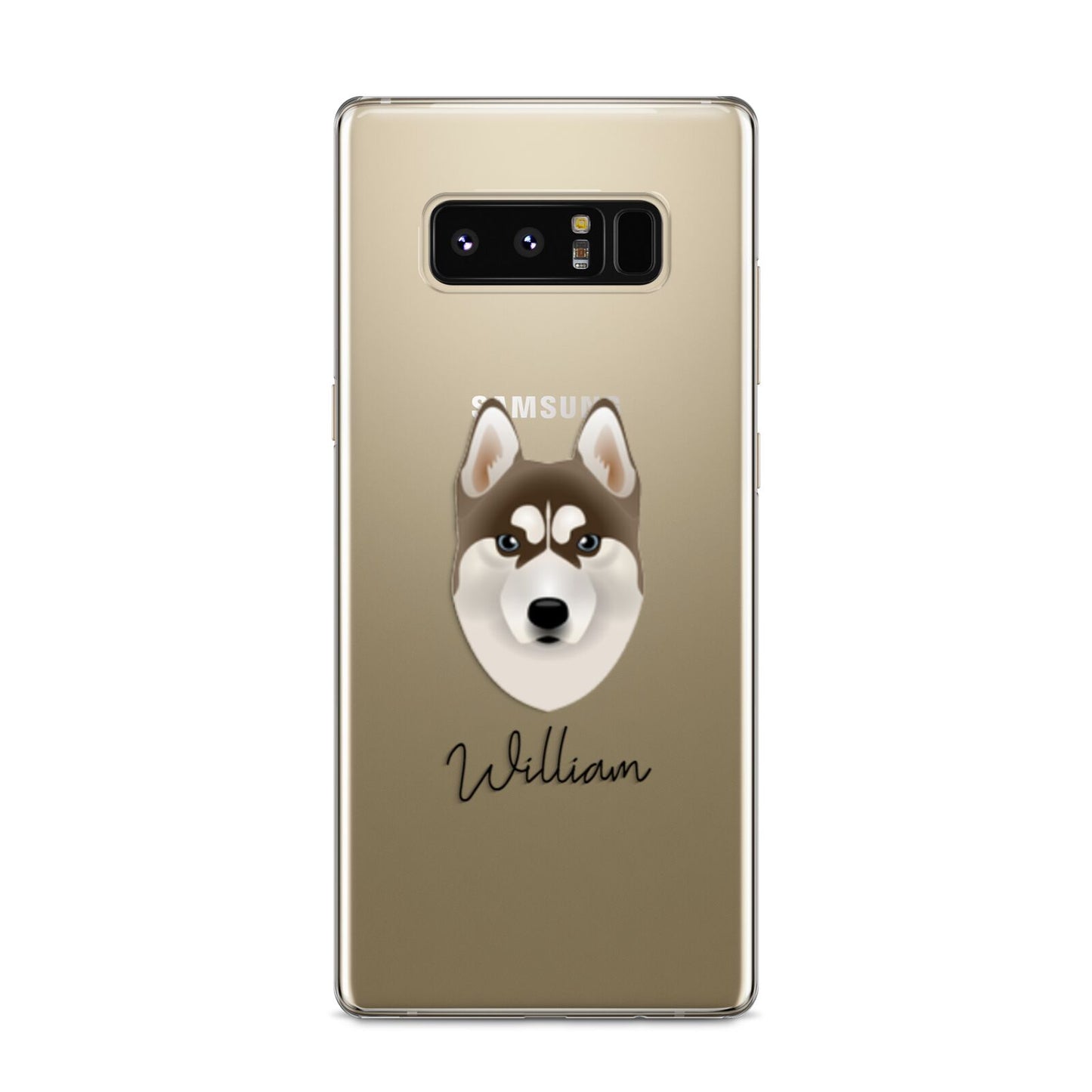 Siberian Husky Personalised Samsung Galaxy S8 Case