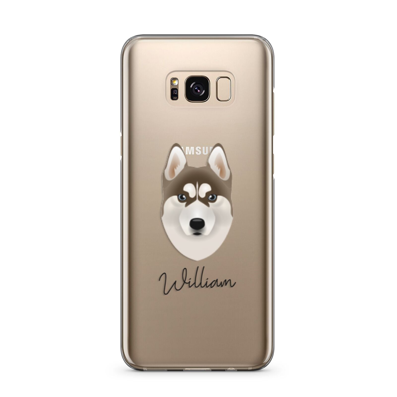 Siberian Husky Personalised Samsung Galaxy S8 Plus Case