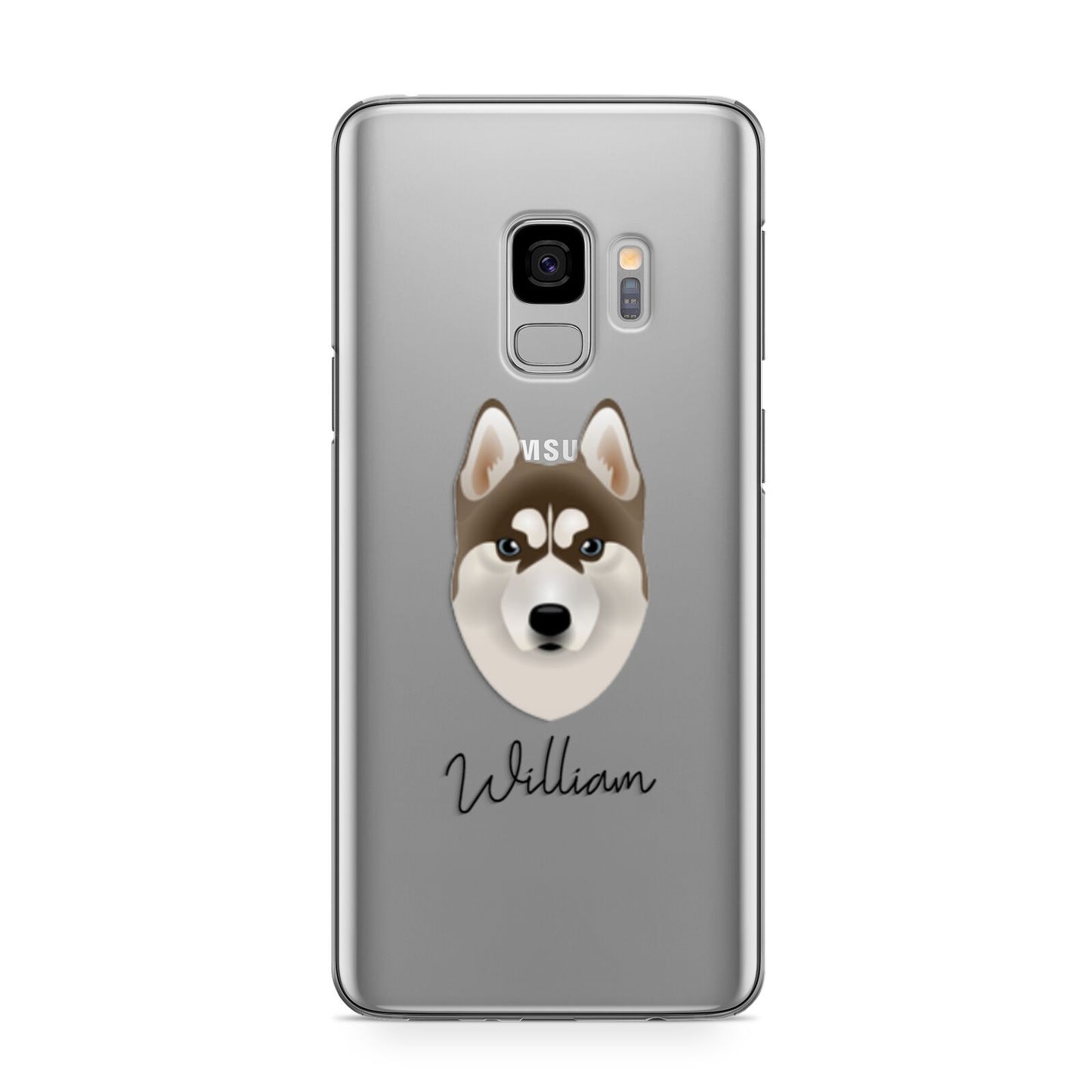 Siberian Husky Personalised Samsung Galaxy S9 Case