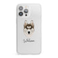 Siberian Husky Personalised iPhone 13 Pro Max Clear Bumper Case