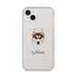 Siberian Husky Personalised iPhone 14 Plus Clear Tough Case Starlight