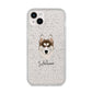 Siberian Husky Personalised iPhone 14 Plus Glitter Tough Case Starlight