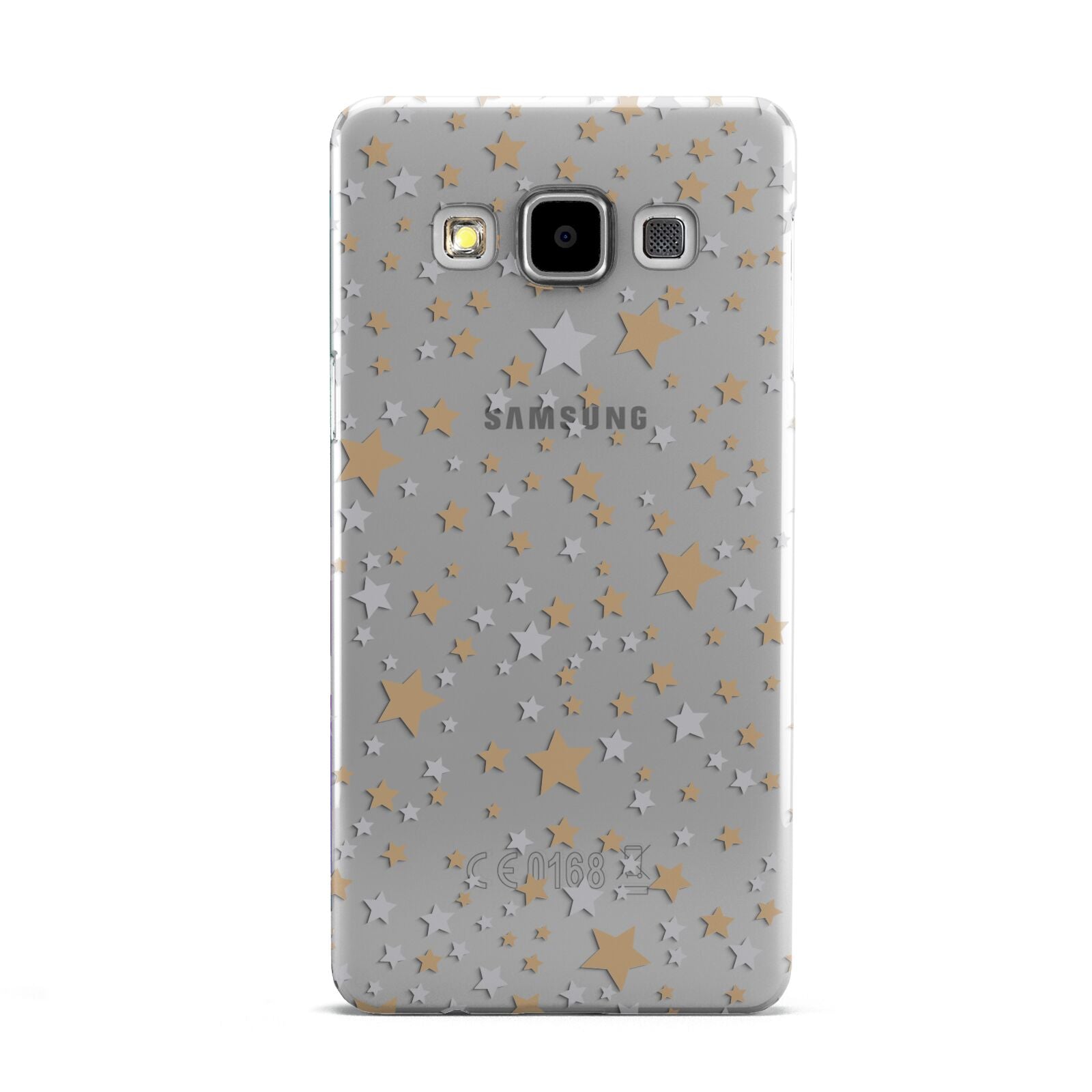 Silver Gold Stars Samsung Galaxy A5 Case