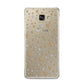 Silver Gold Stars Samsung Galaxy A9 2016 Case on gold phone