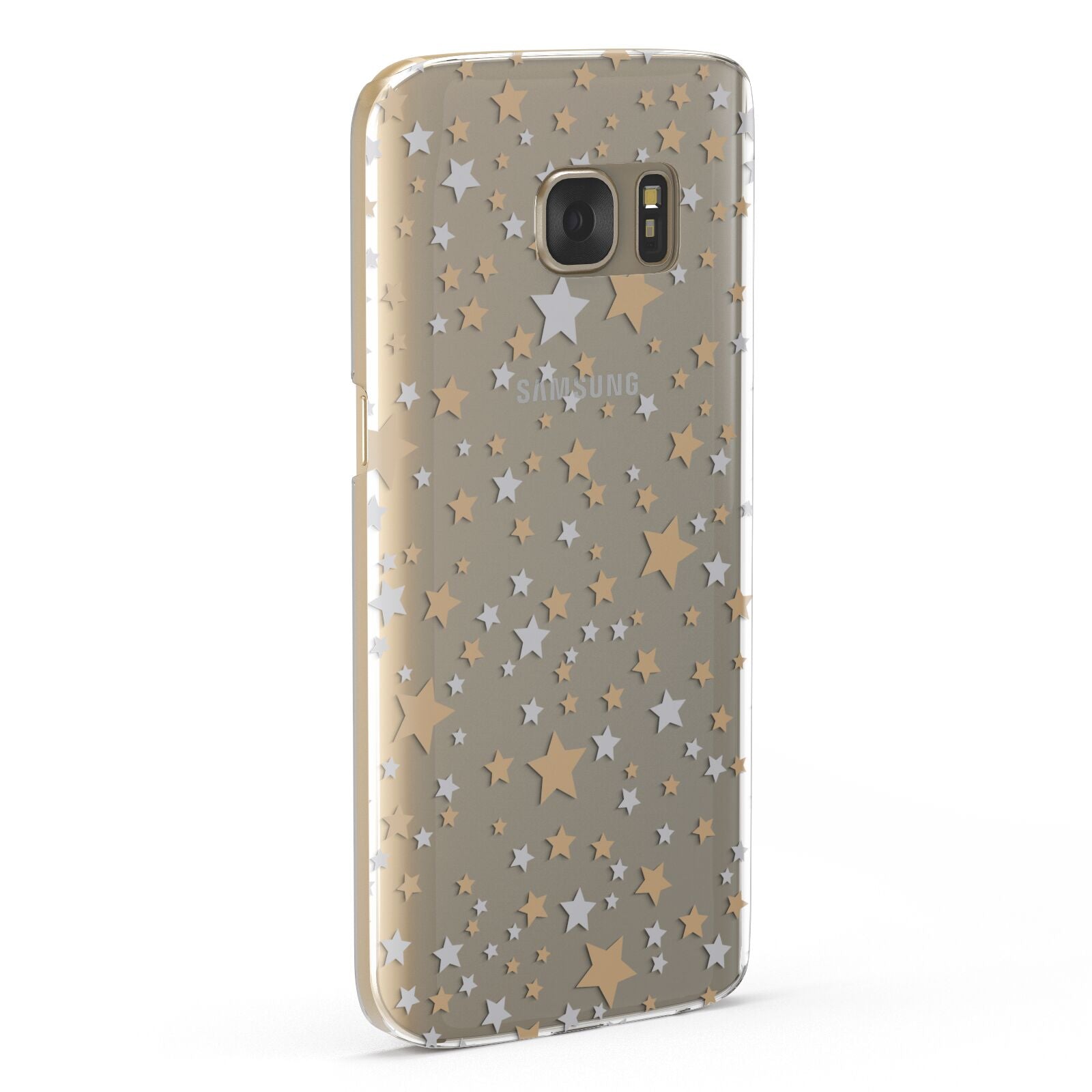 Silver Gold Stars Samsung Galaxy Case Fourty Five Degrees
