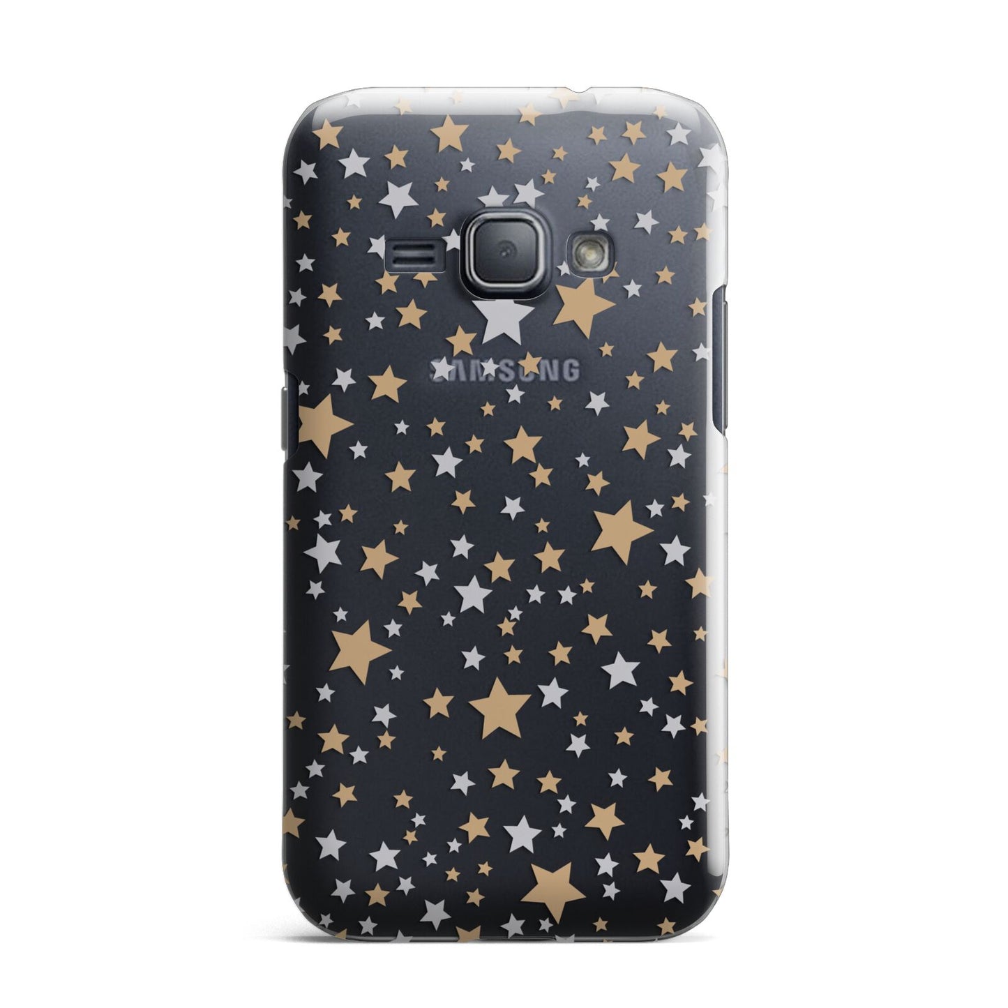 Silver Gold Stars Samsung Galaxy J1 2016 Case