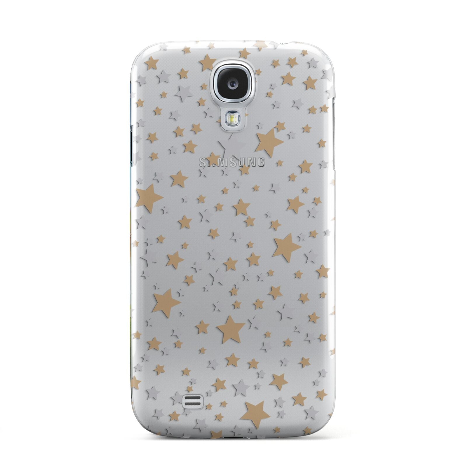 Silver Gold Stars Samsung Galaxy S4 Case