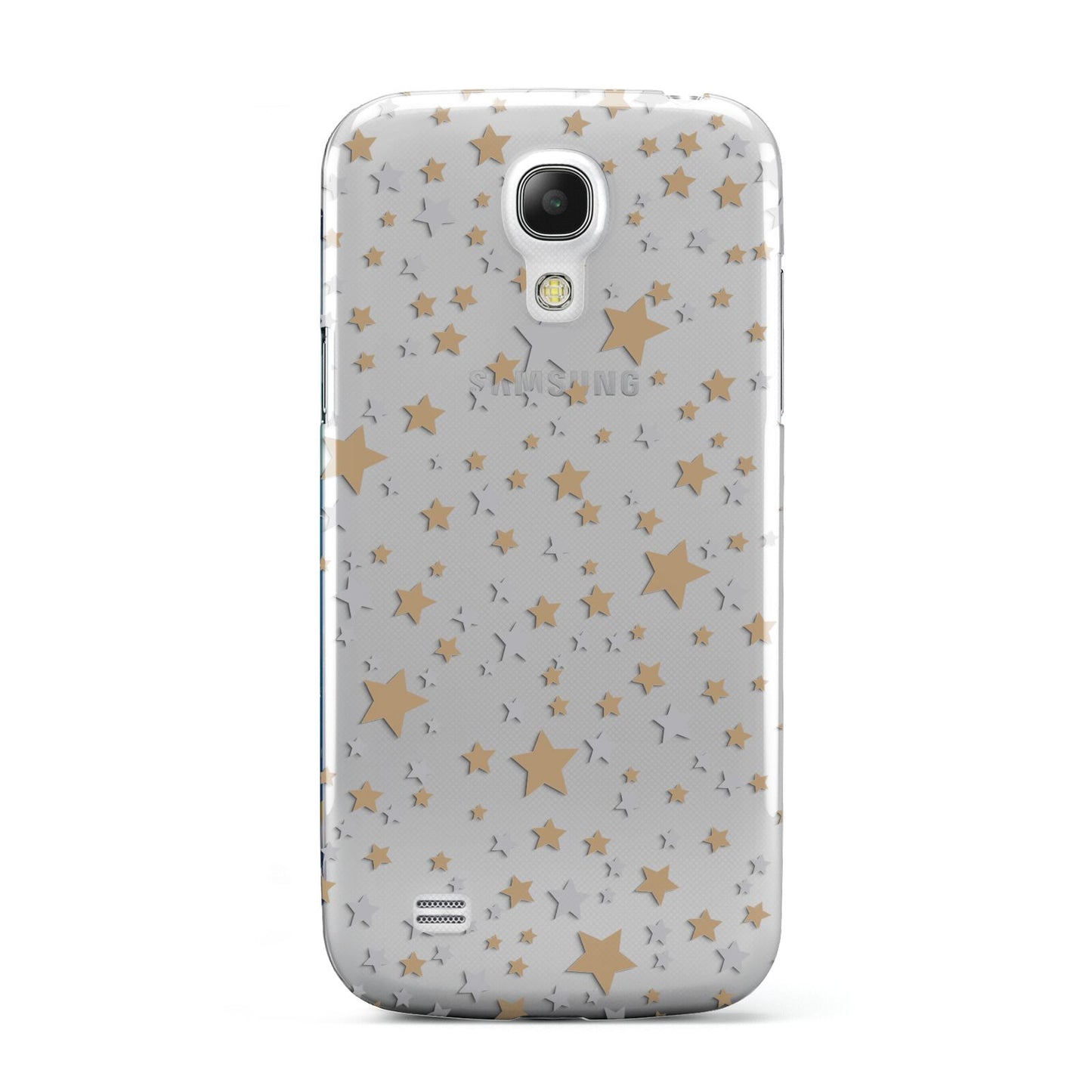 Silver Gold Stars Samsung Galaxy S4 Mini Case